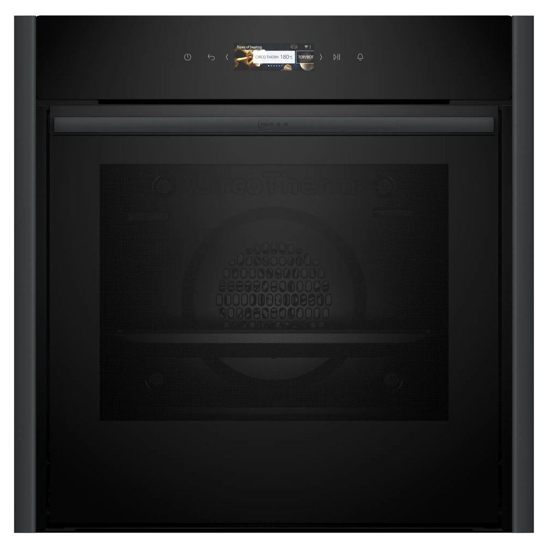 Neff Pyrolytic Slide & Hide® Oven with Anthracite Grey Side Trims / Handle B59CR72Y0A-AG