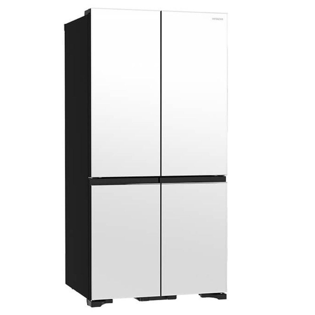 Hitachi 569L French Door Fridge Matte Glass White R-WB640VT0X-1MGW