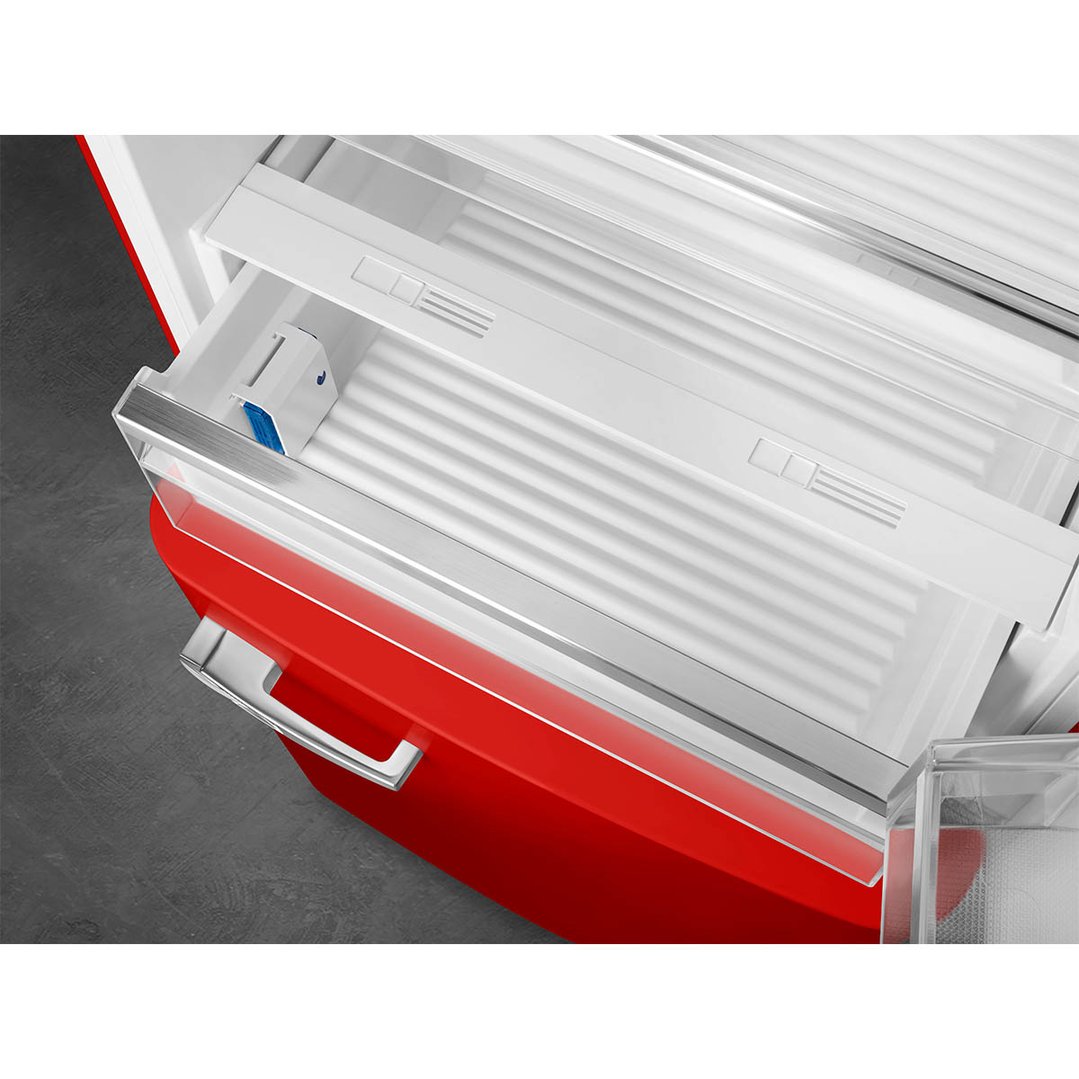 Smeg FAB 38 50’S Style Retro Refrigerator, Right Hand - Red FAB38RRD5AU