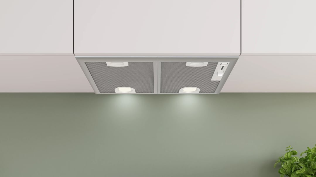 Bosch Series 4, 53cm Integrated Rangehood, Silver Metallic DHL555BMAU