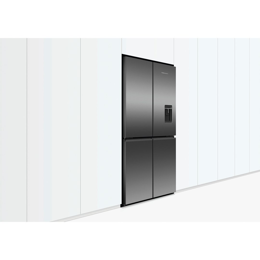 Fisher & Paykel 538L Series 7 Quad Door Refrigerator Freezer, Ice & Water RF605QNUVB1