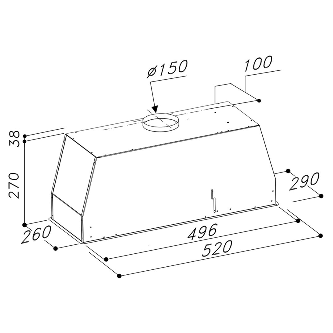 Sirius 52cm Undermount Rangehood SM924520