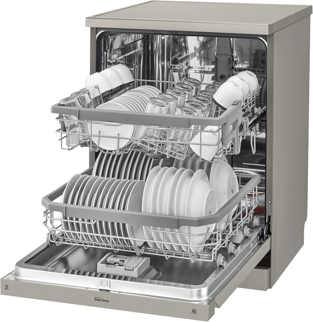 LG XD Series Quadwash Dishwasher Platinum Steel XD4B24PS