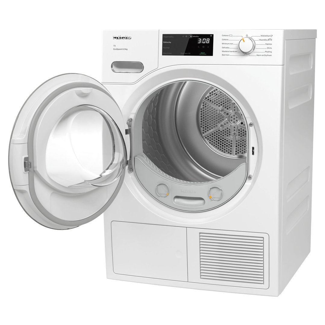 Miele 9kg Heat Pump Dryer with Silence Drum and HygieneDry TWH780WP