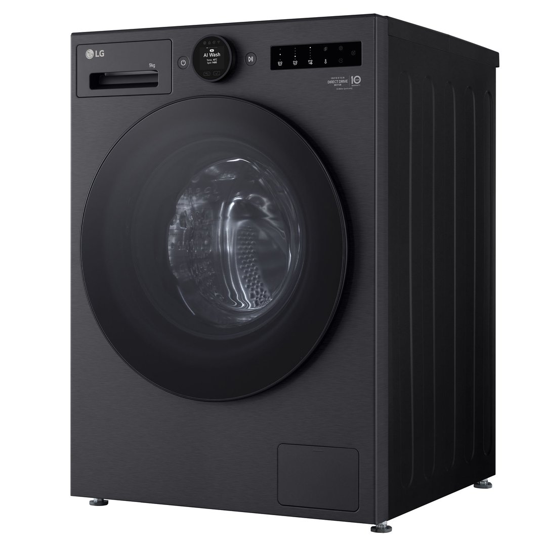 LG 9kg Series 9 Matte Black Front Load Washer WX9-1409MB