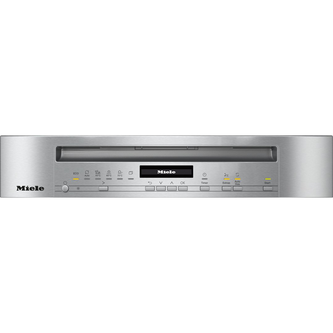 Miele 60cm Built-Under Dishwasher with AutoOpen Drying and Automatic Dispensing PowerDisk CleanSteel G7130SCUCLST