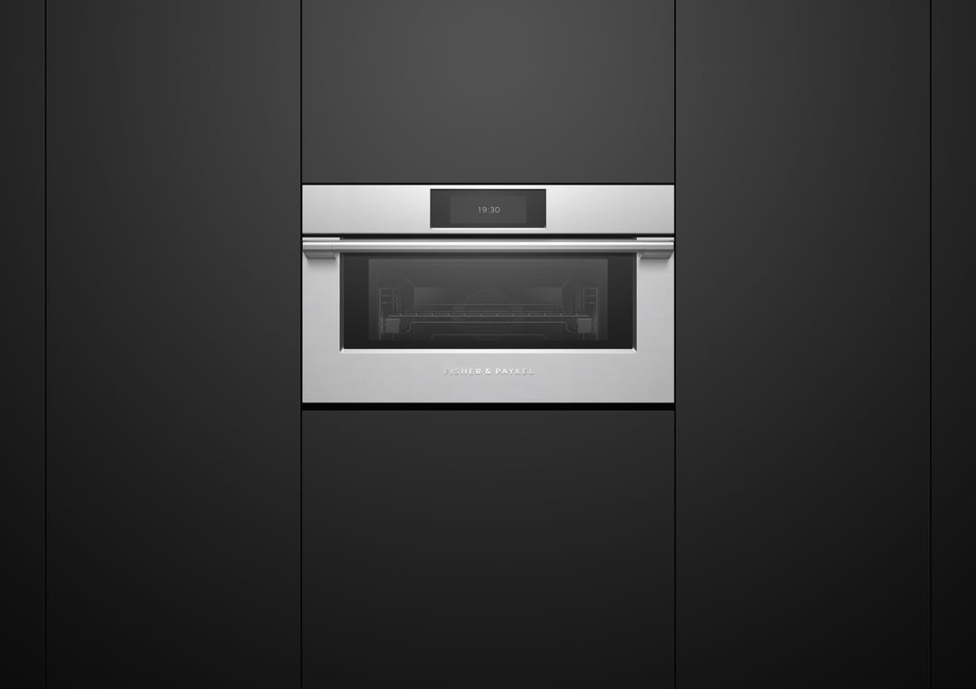 Fisher & Paykel 76cm Series 9, Professional Compact Combi-Steam Oven, Stainless Steel OS76NPUX3