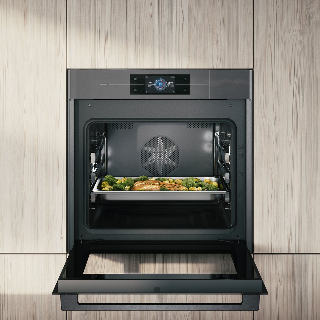 Asko Elements 60cm Combi Steam Oven - Pearl Grey OCS8678GG