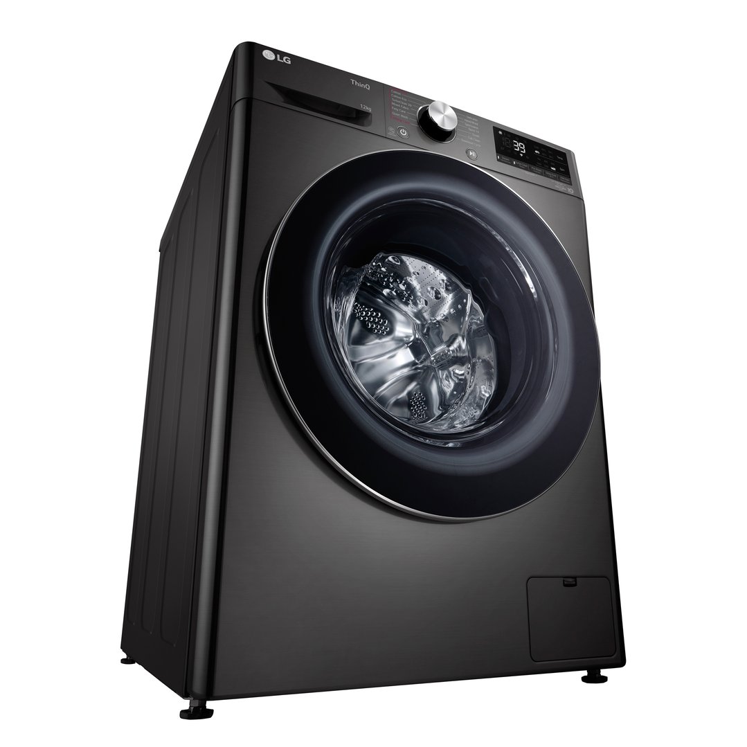 LG 12kg Black Front Load Washing Machine WV9-1412B
