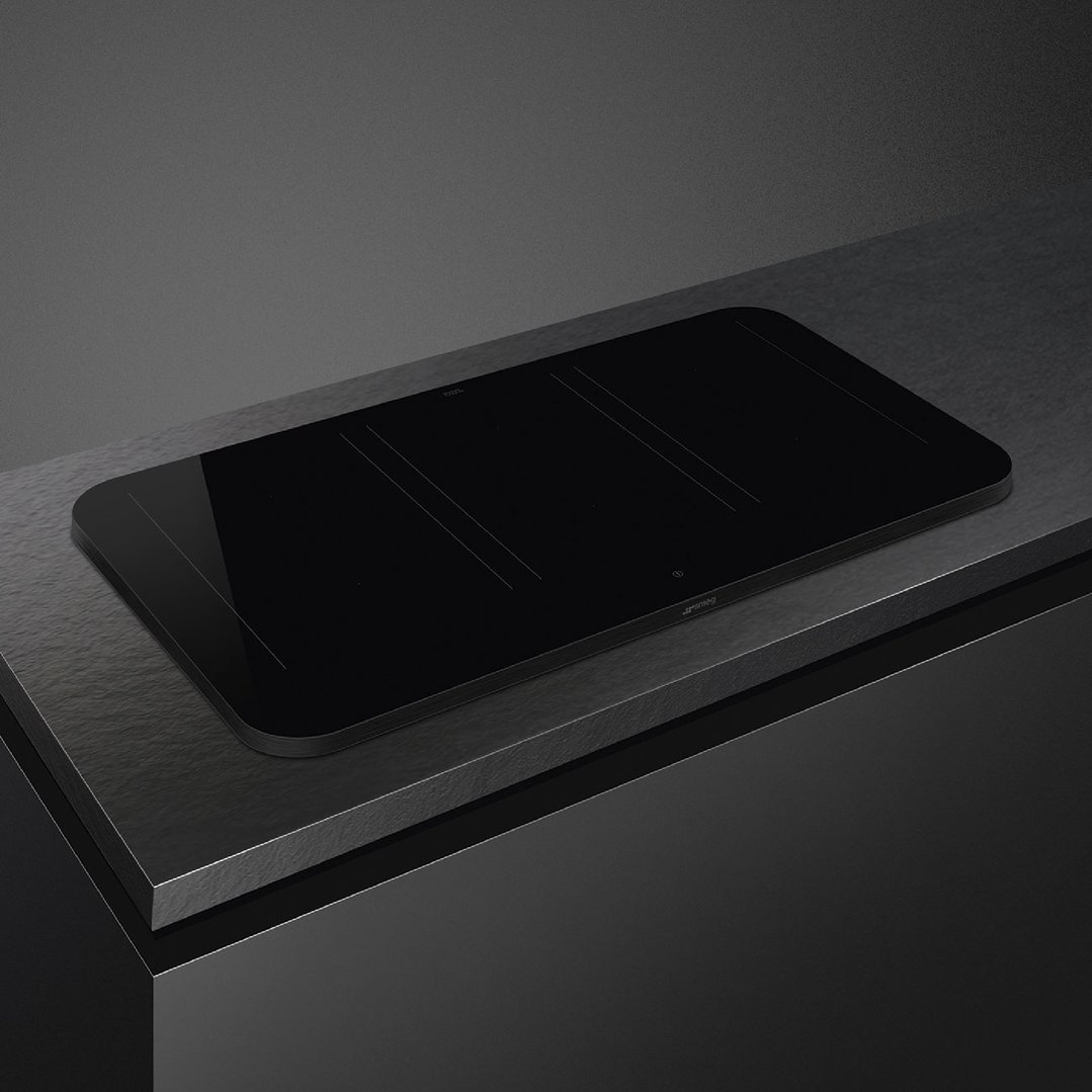 Smeg 90cm Isola Alta Induction Cooktop with Autovent 2.0 - Matte Black SISL7964MB