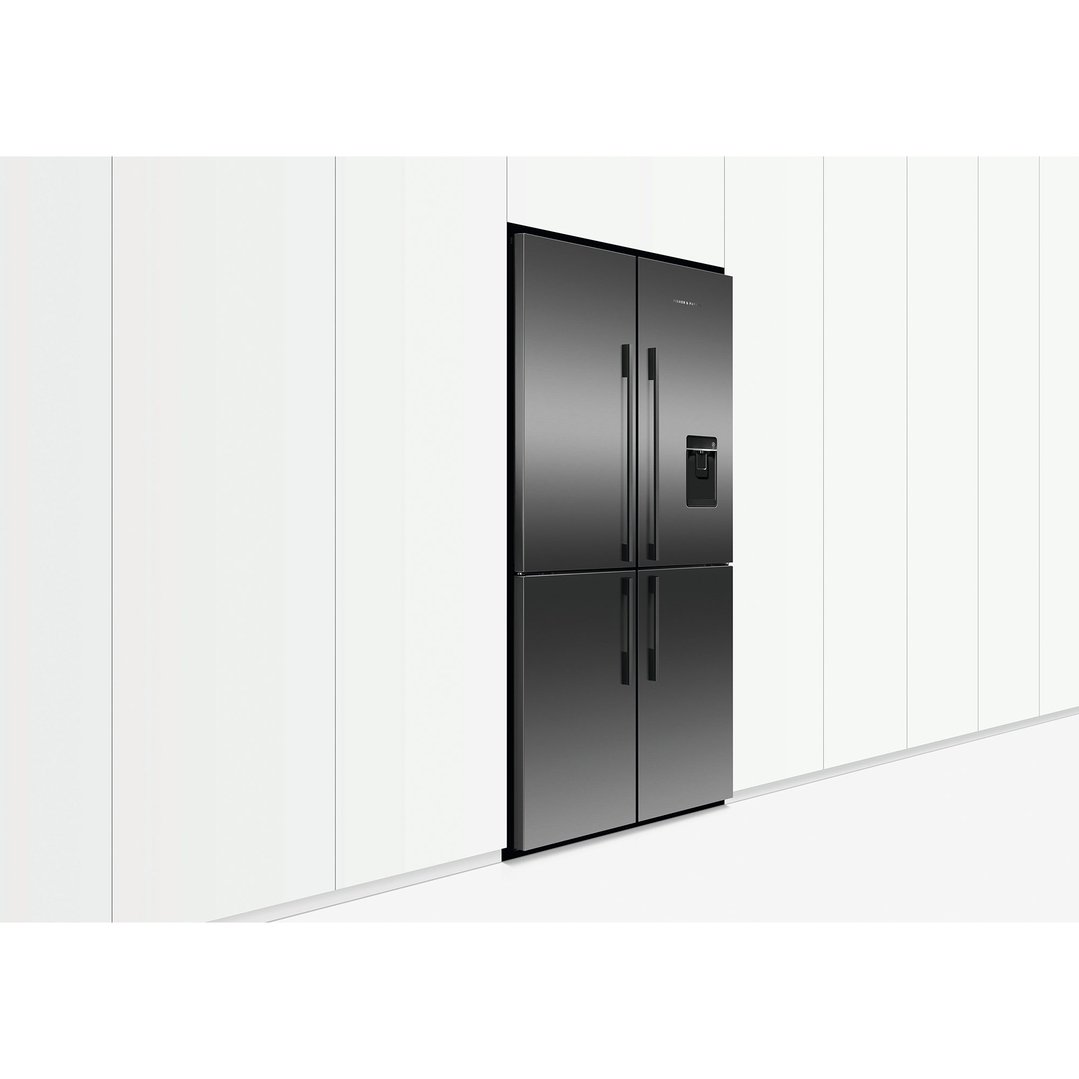 Fisher & Paykel 538L Series 7 Quad Door Refrigerator Freezer, Ice & Water RF605QDUVB2