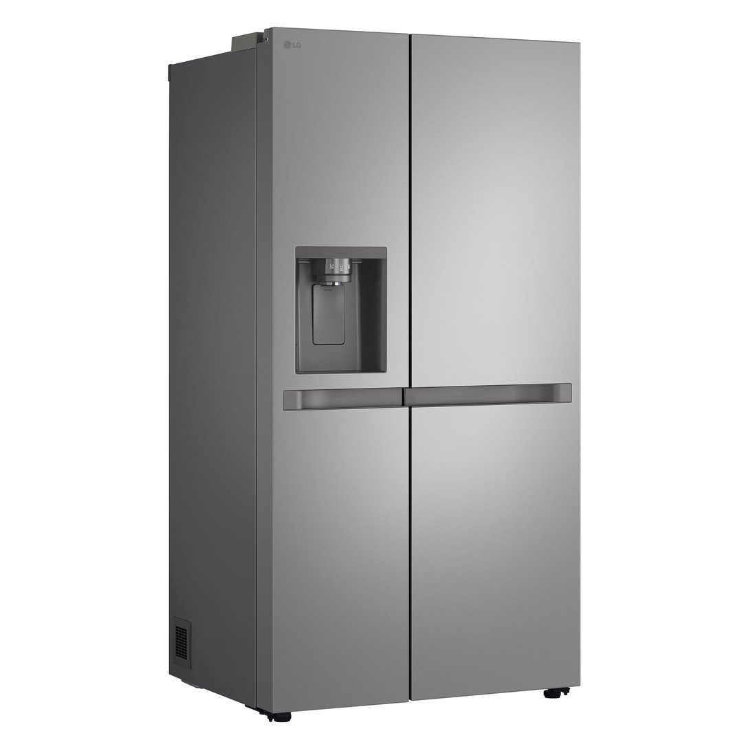 LG 641L Side by Side Fridge in Stainless Finish, Non-Plumbed GS-N599PL