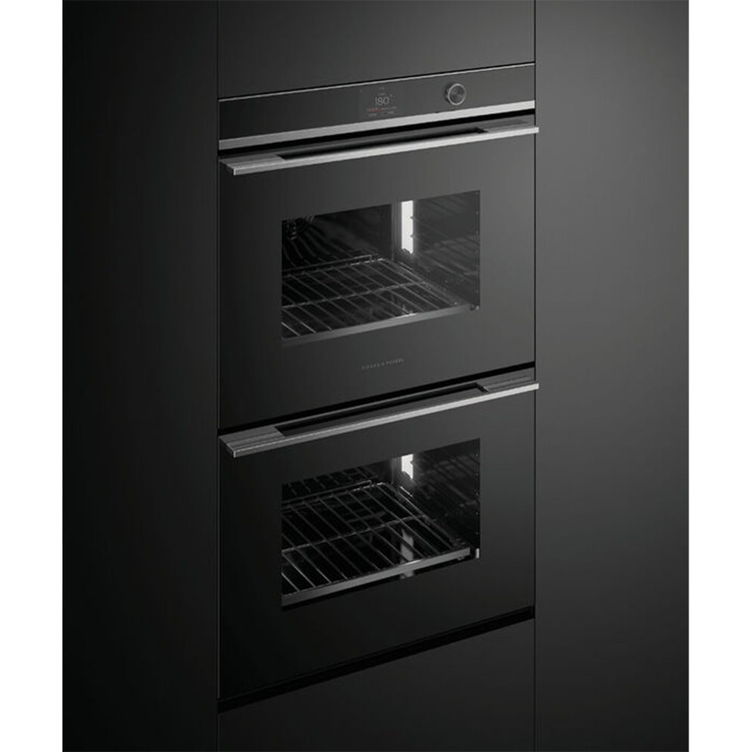 Fisher & Paykel Series 9 Double Oven, 76cm, 17 Function, Self-cleaning OB76DDPTDX2