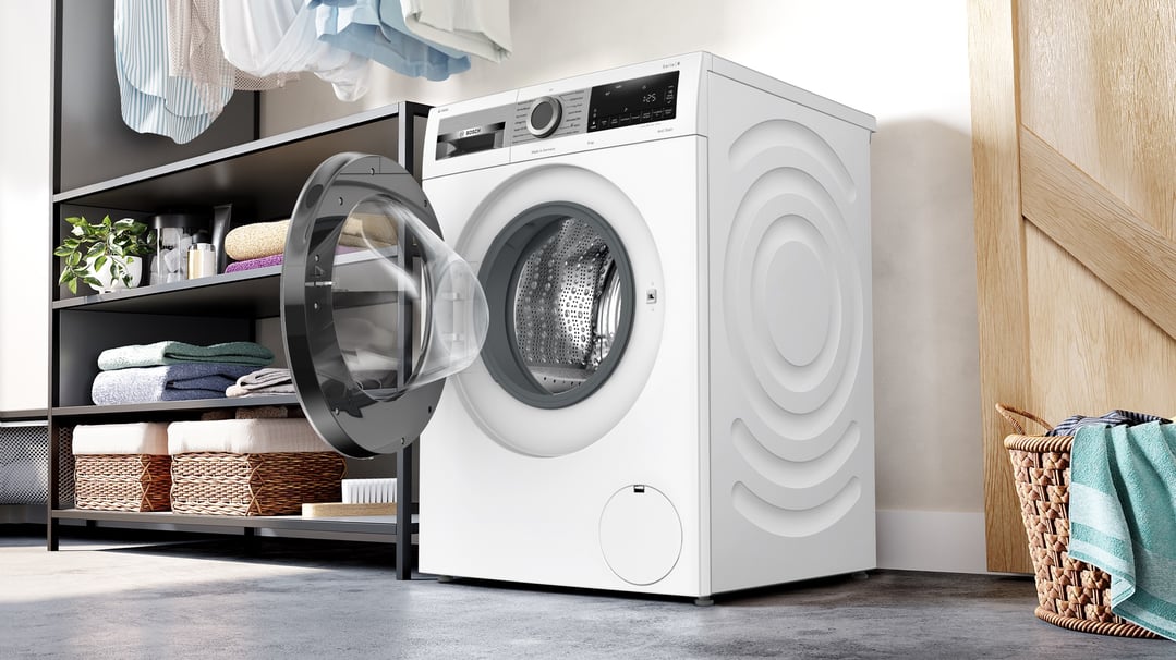 Bosch 9kg Series 8 Front Loader Washing Machine, White WGG244A1AU