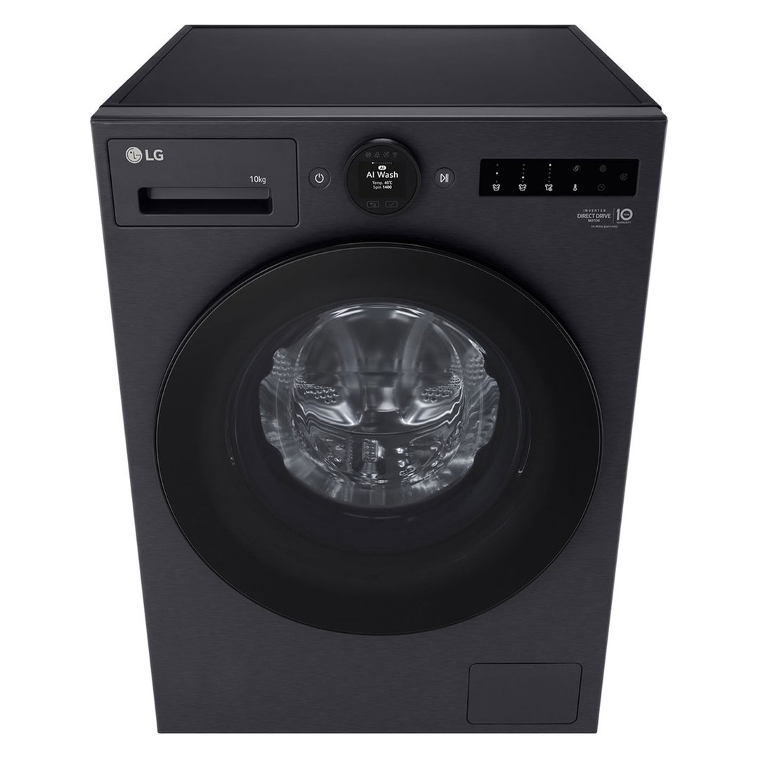 LG 12kg Series 10 Front Load Washer Matte Black - ezDispense WX10-1412MB