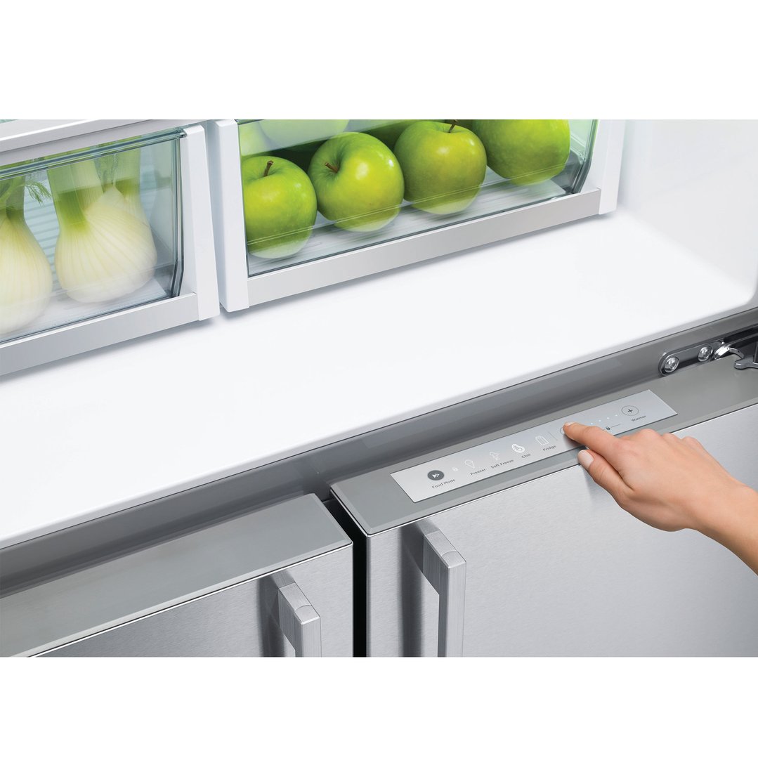 Fisher & Paykel 538L Series 7 Quad Door Refrigerator Freezer, Ice & Water RF605QDUVX2