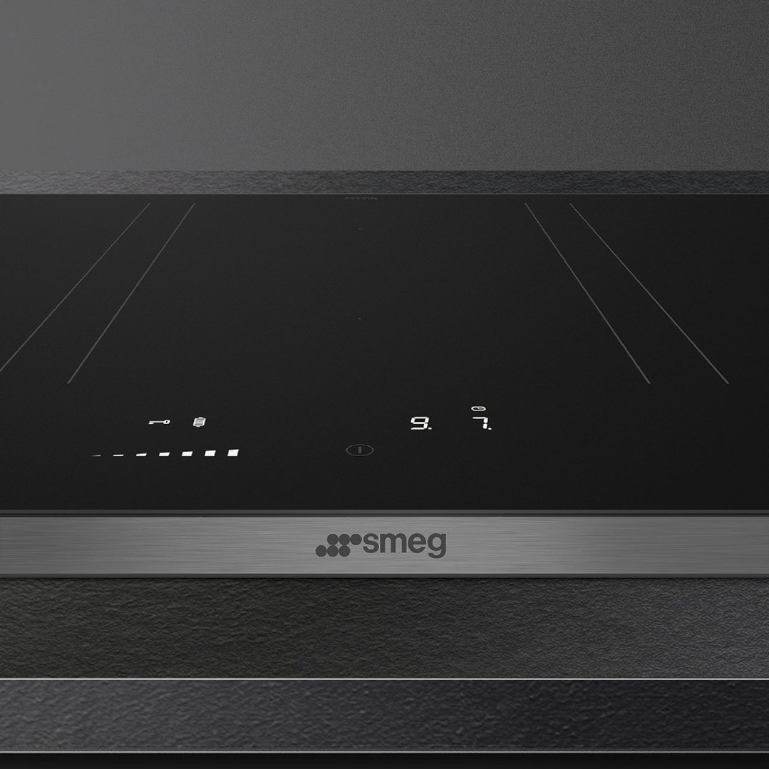 Smeg 90cm Isola Alta Induction Cooktop with Autovent 2.0 - Stainless Steel SISL7964X