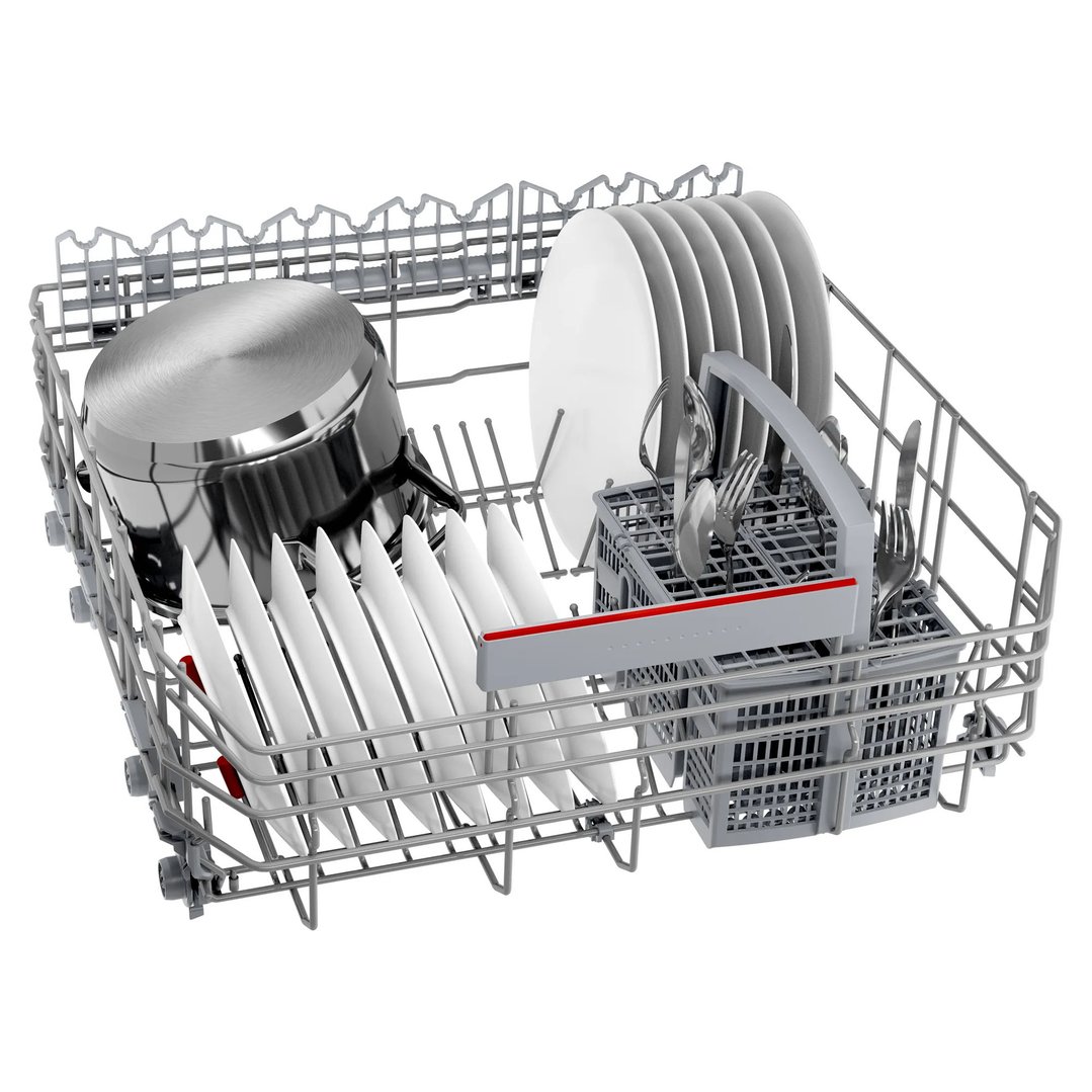 Bosch Series 6 built-under dishwasher 60 cm Black inox. SMP6HCB01A