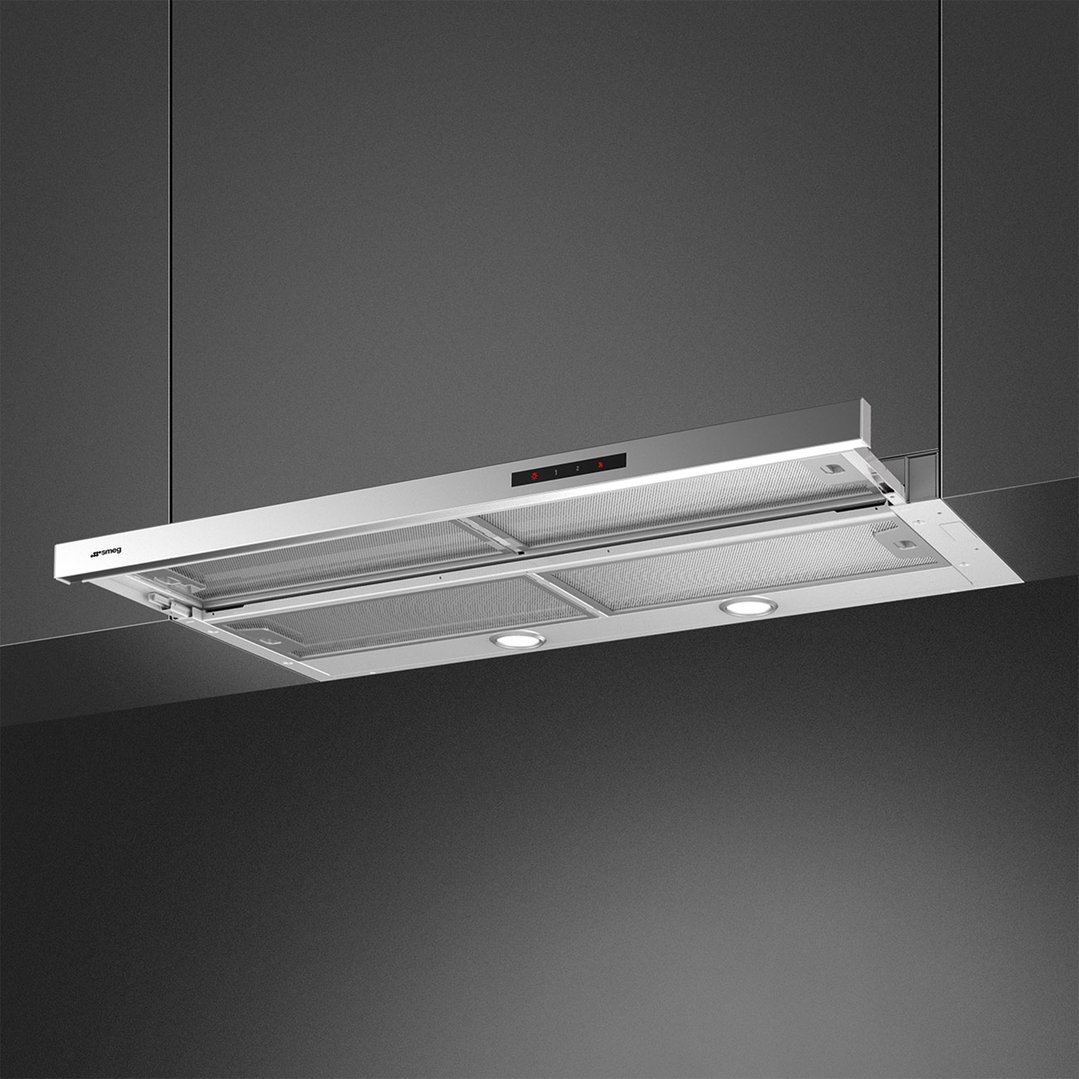 Smeg Classic 90cm Telescopic Slideout Rangehood STH950X2