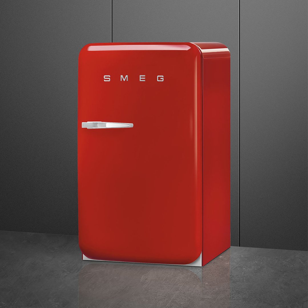 Smeg FAB 10 50's Style Retro Refrigerator, Happy Bar, Right Hand - Red FAB10HRRD5AU