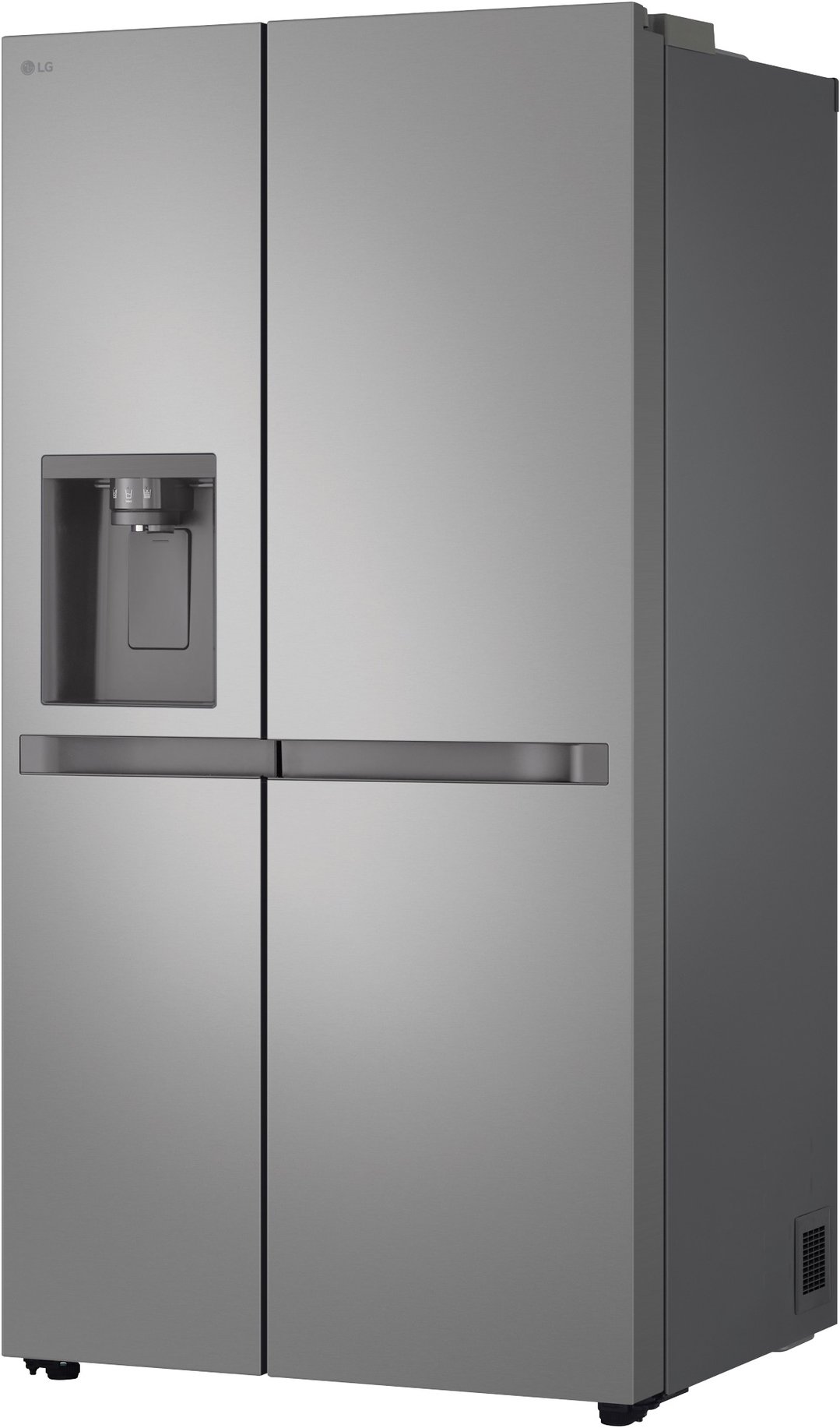 LG 641L Side by Side Fridge in Stainless Finish, Non-Plumbed GS-N599PL