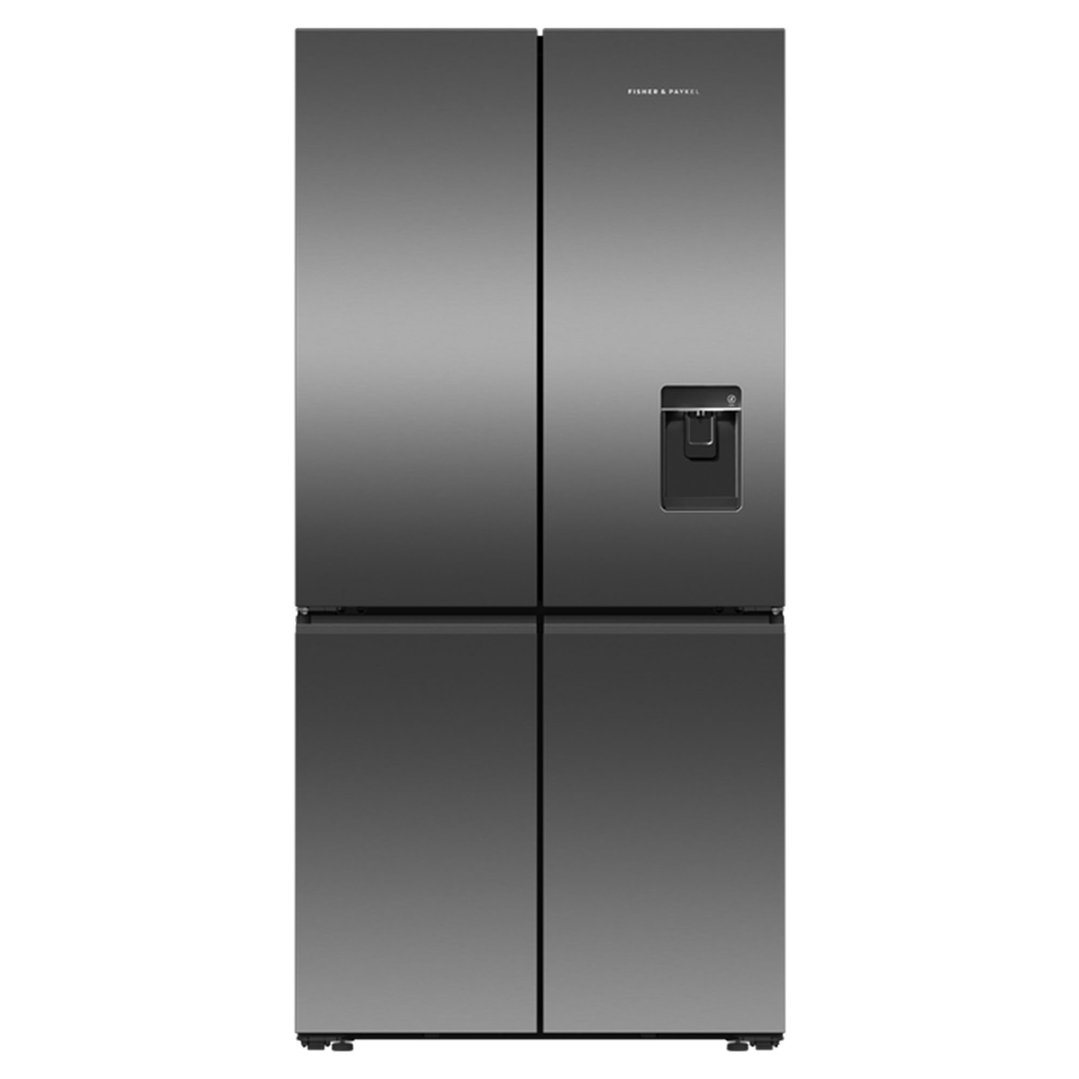 Fisher & Paykel 690L Series 7 Quad Door Refrigerator Freezer, Ice & Water RF730QNUVB1