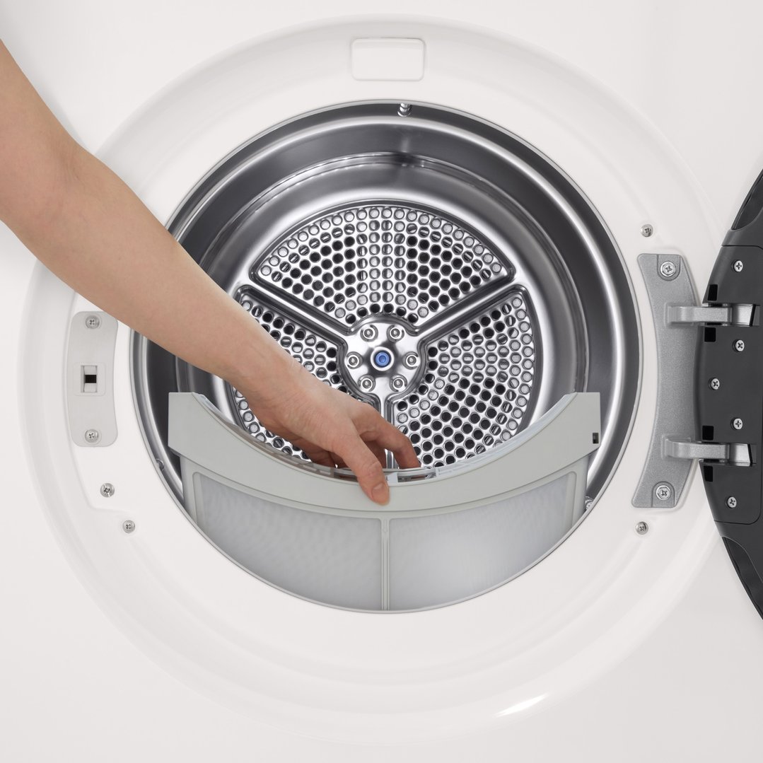 LG 8kg Series 3 AI Heat Pump Dryer - White DXH3-08W