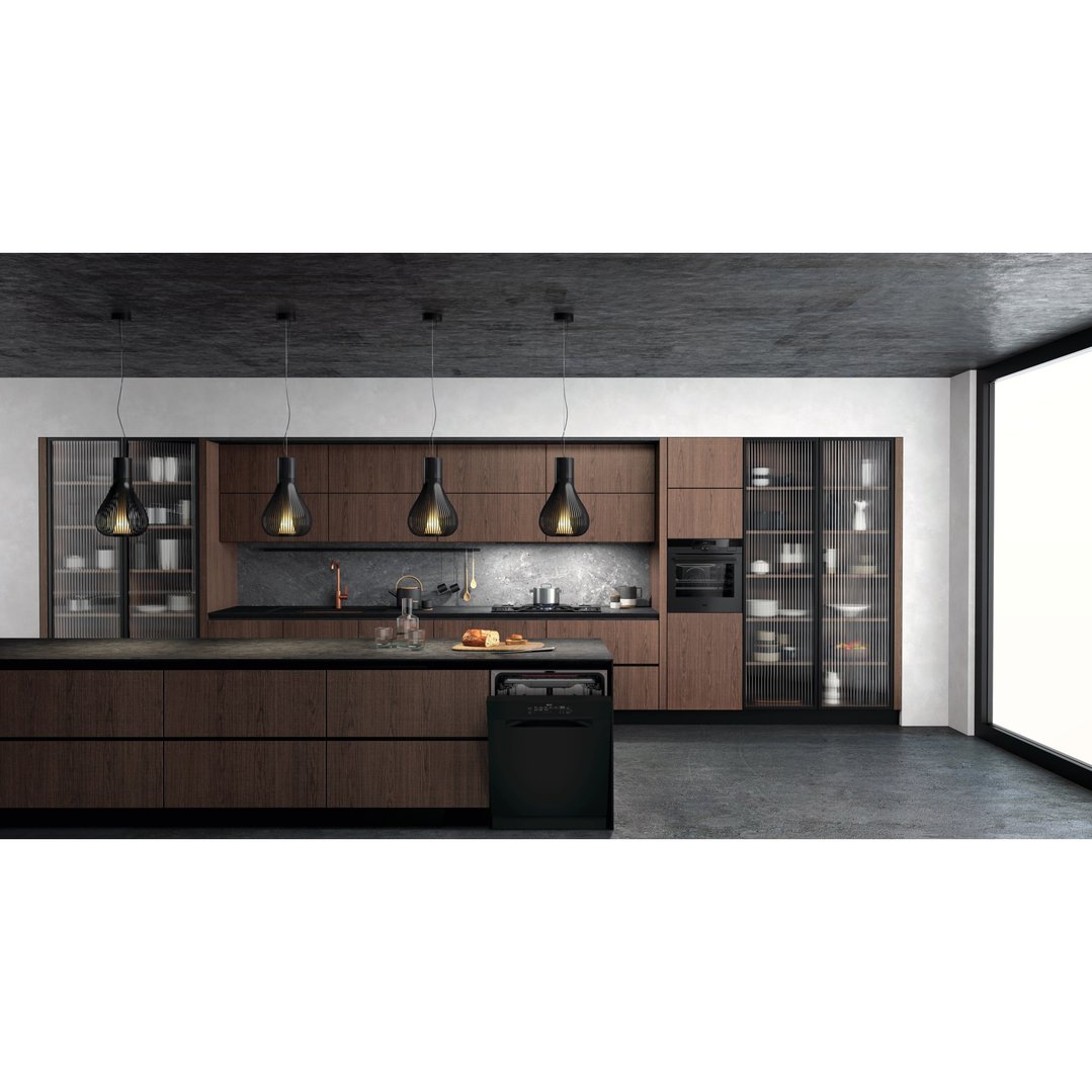 AEG 60cm Built-Under Matte Black Dishwasher FUF7590SMB