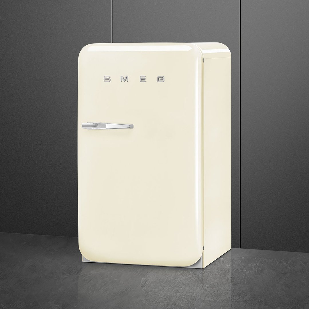 Smeg FAB 10 50's Style Retro Refrigerator, Happy Bar, Right Hand - Cream FAB10HRCR5AU
