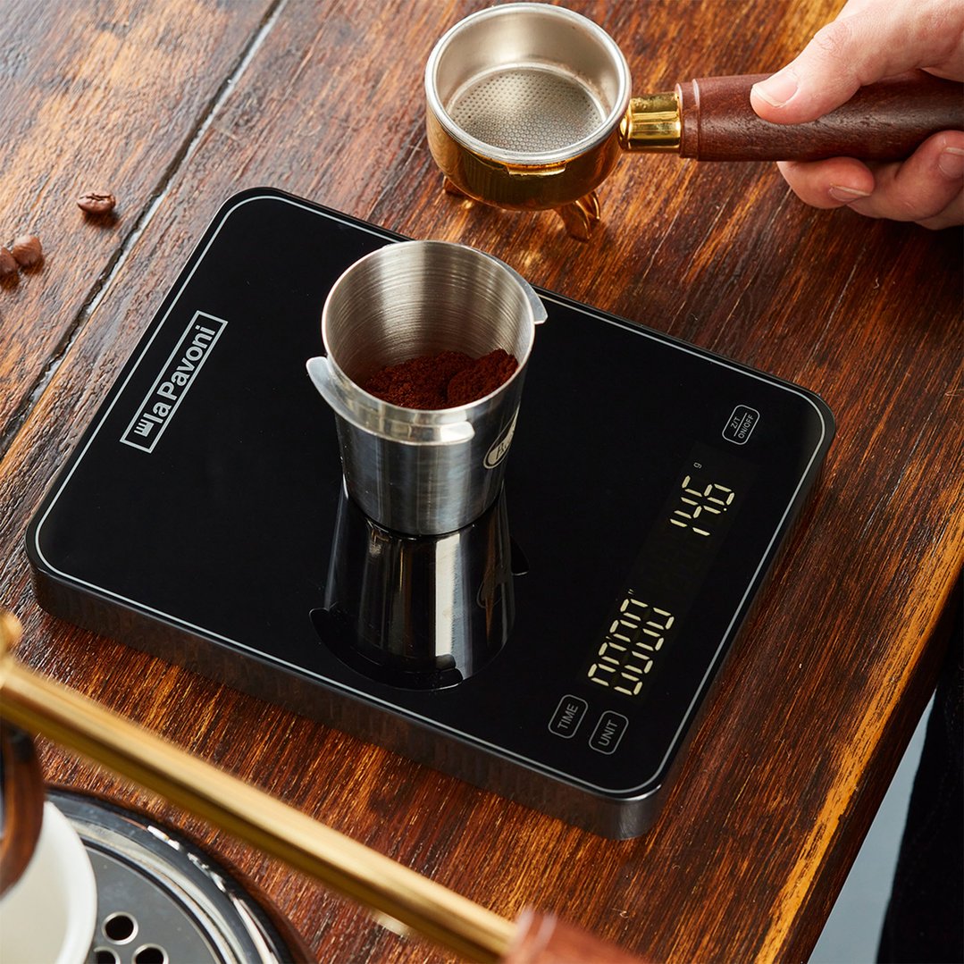La Pavoni Scale set with travel case LPSCALESET