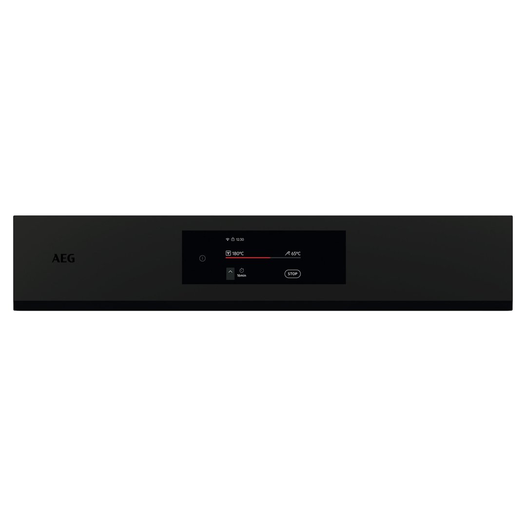 AEG 60cm Multifunction 21 Matte Black SenseCook Oven NBE7P731AT