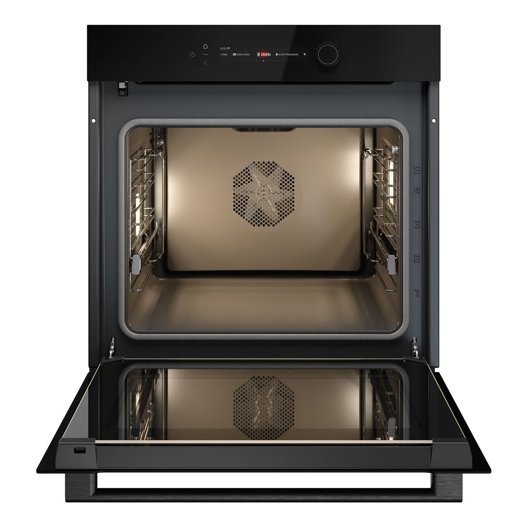 Asko Craft Glass 60cm Pyrolytic Oven - Black Glass OTP56BGH-AU