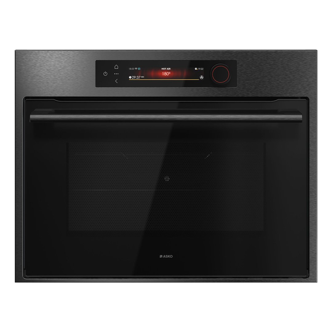 ASKO Craft Frame 45cm Combi Microwave Oven - Black Steel OCM64BSH-AU