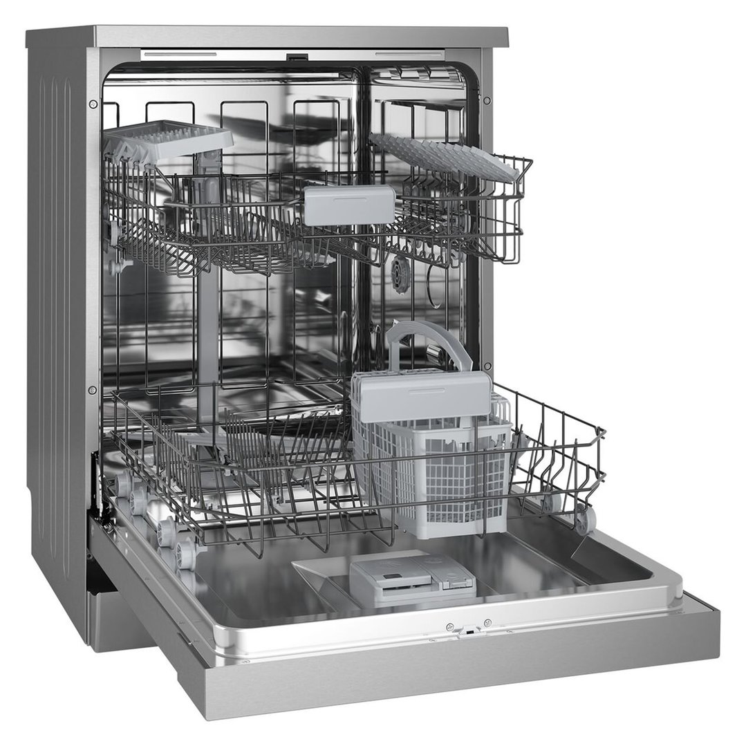 Westinghouse 60cm Freestanding Dishwasher, Stainless Steel, with 14 Place Settings WSF6602XB
