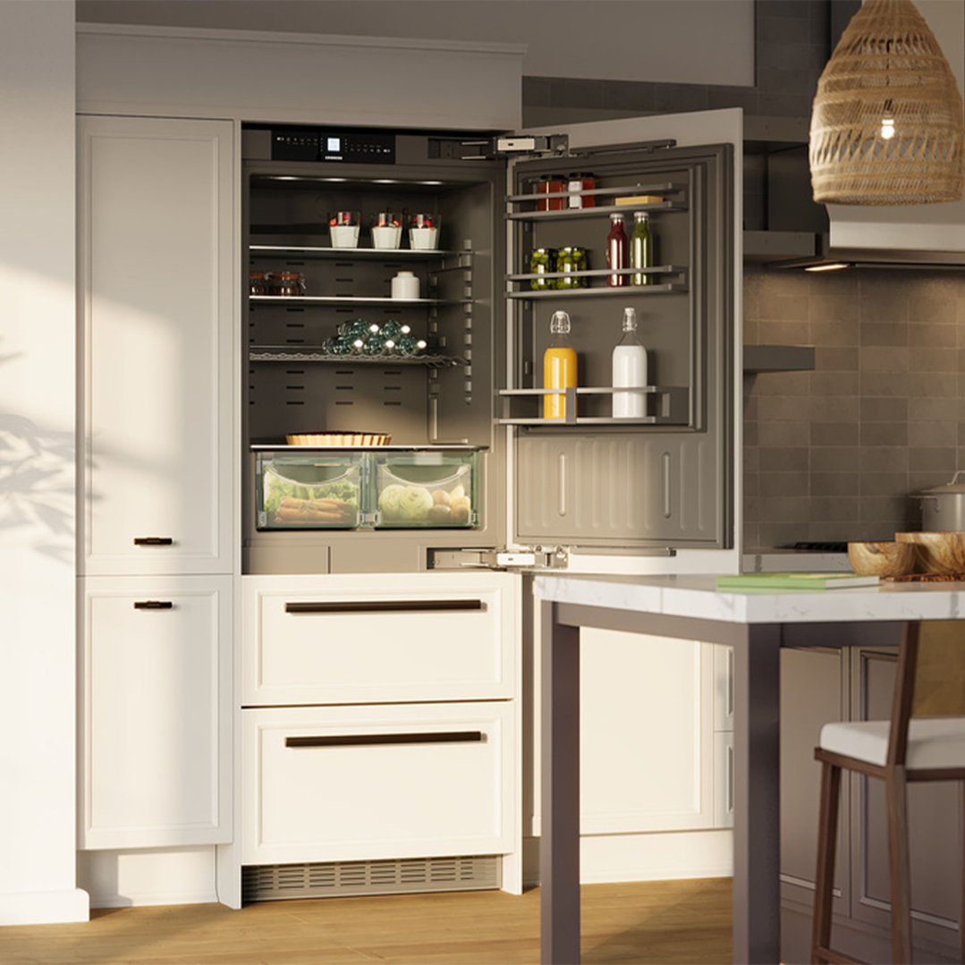 Liebherr 402L Bottom Mount Integrated Fridge Right Hinged ECN7860RHH