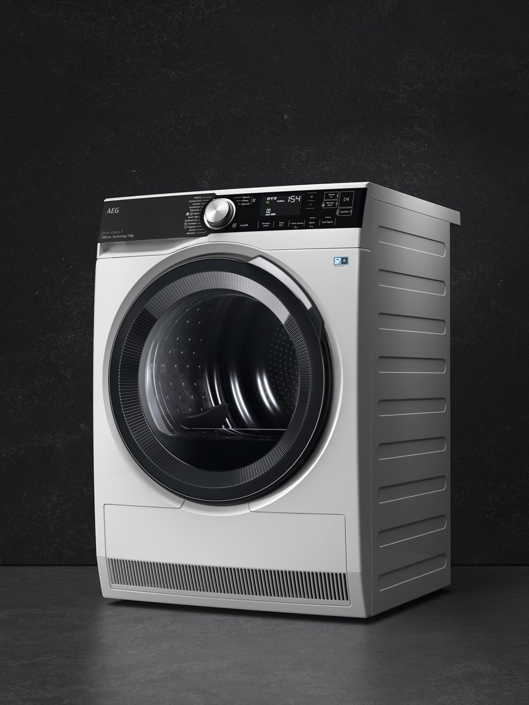 AEG 9kg 8000 Series Heat pump dryer T859M6OBC