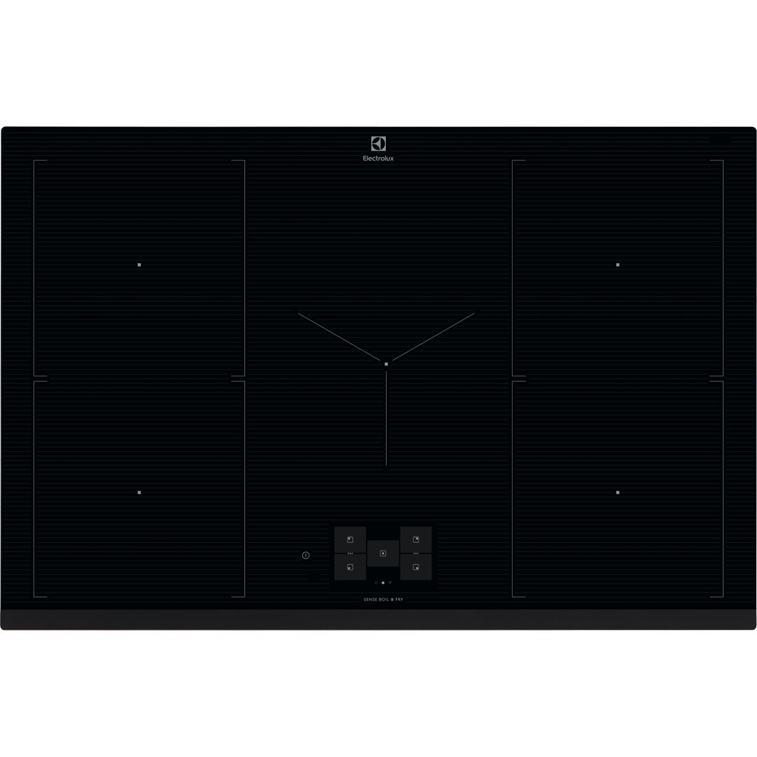 Electrolux 80cm 5 Zone Induction Cooktop with Wi-Fi, Black - 800 Series KIS8759