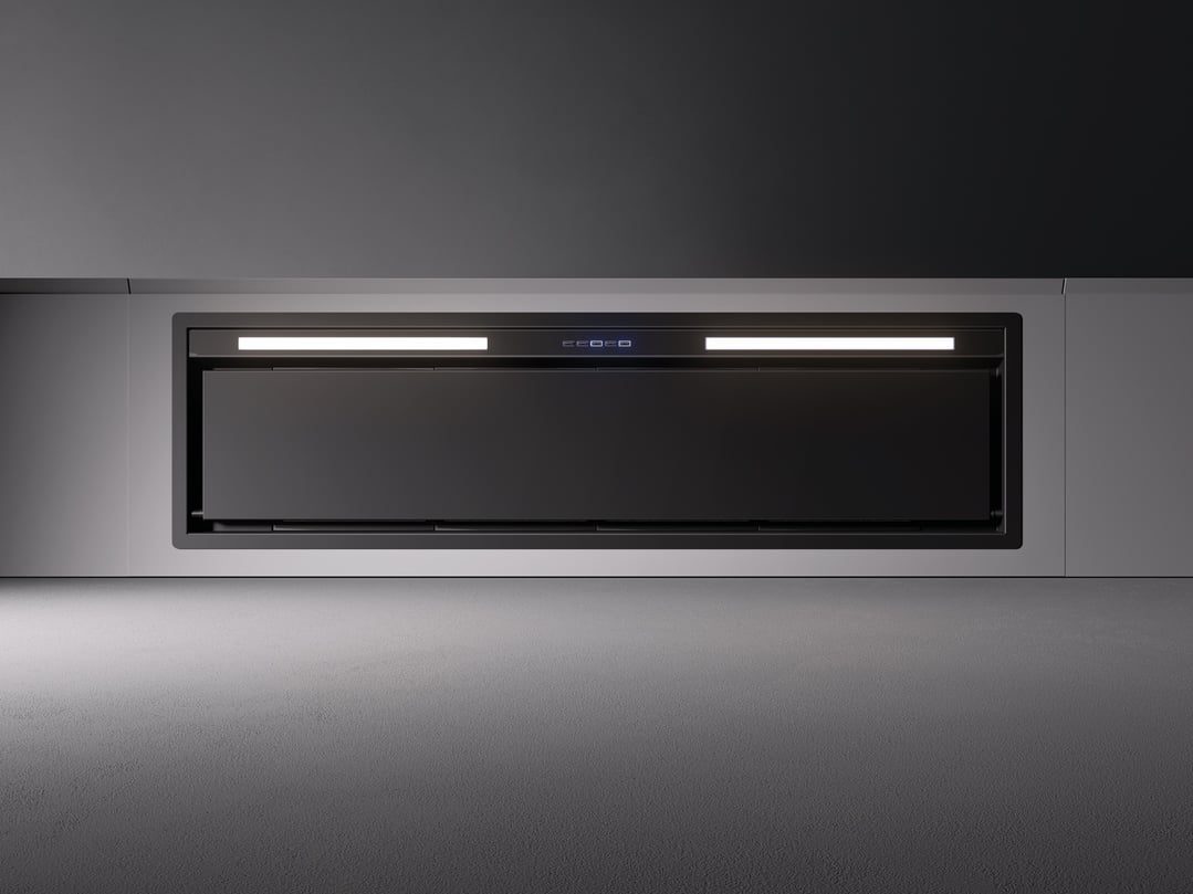 Falmec Gruppo Incasso Plus - 105cm Undermount Stainless Black F3GI10B2