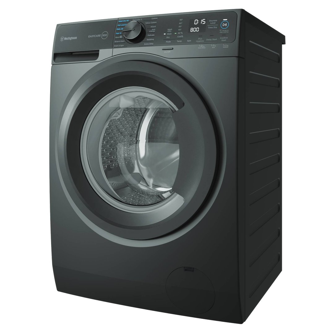 Westinghouse 9kg Front Load Washing Machine with 5kg Dryer Dark Onyx WWW9024M5SAS