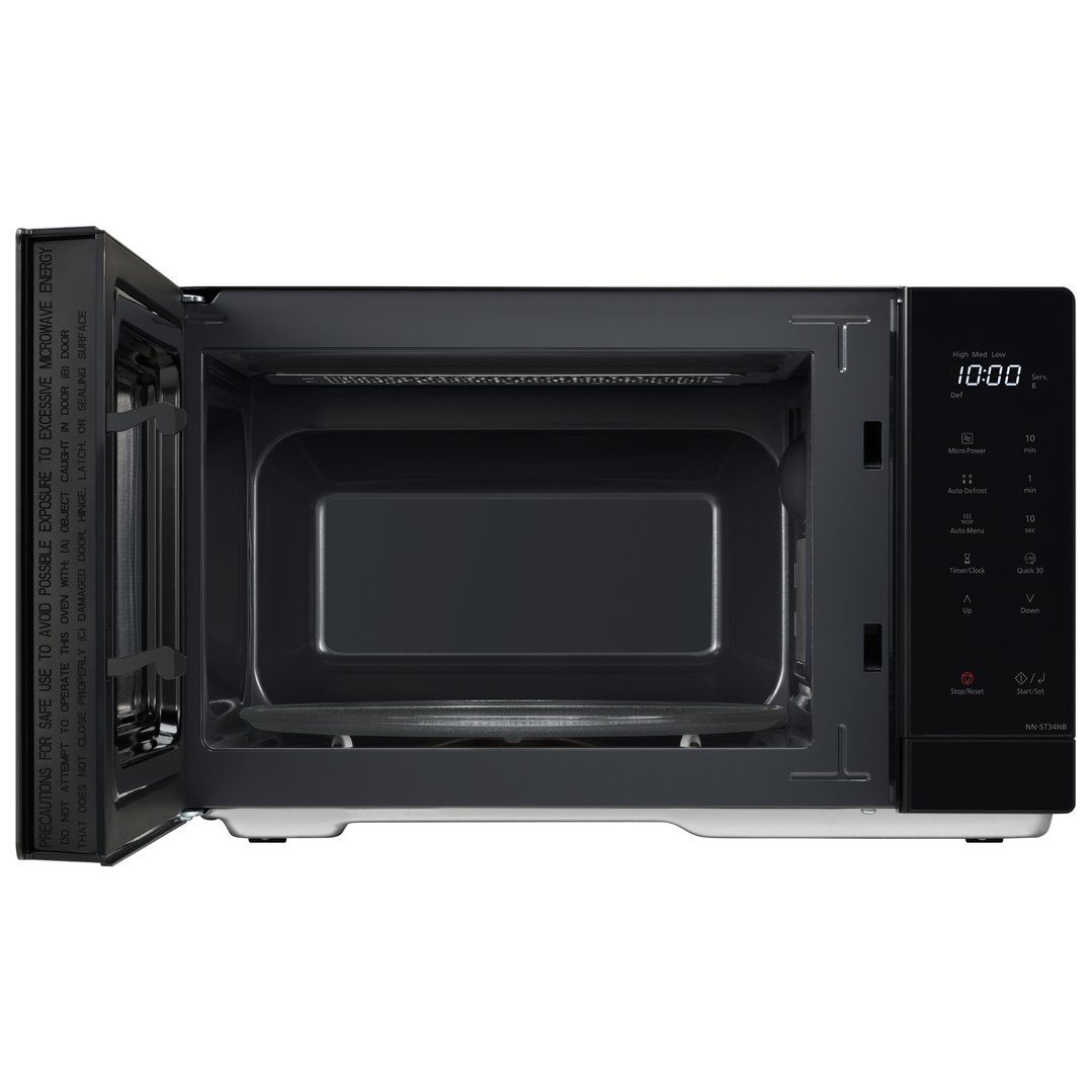 Panasonic 25L Microwave Oven - Black. NN-ST34NBQPQ