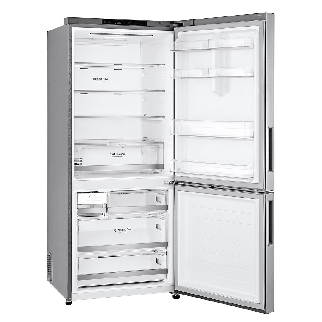 LG 420L Bottom Mount Fridge Platinum GB455PL