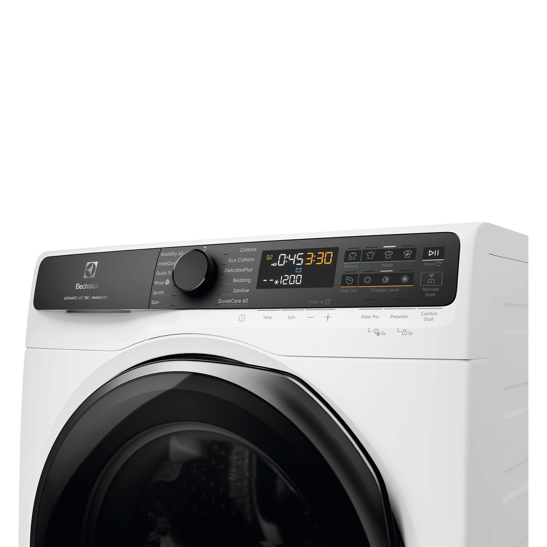 Electrolux 12kg UltimateCare 700 Front Load Washing Machine with 8kg Dryer White EWW1243R7WCS