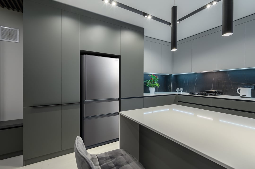 Mitsubishi Electric 450L CX Steel Series Bottom Mount Fridge - Dark Silver MR-CX450ER-SDS-A