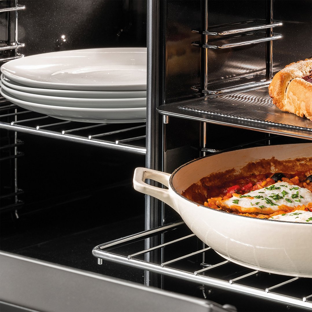 Falcon Classic FX 90cm Dual Fuel Range Cooker Cream/Brass CLA90FXDFCR/BR