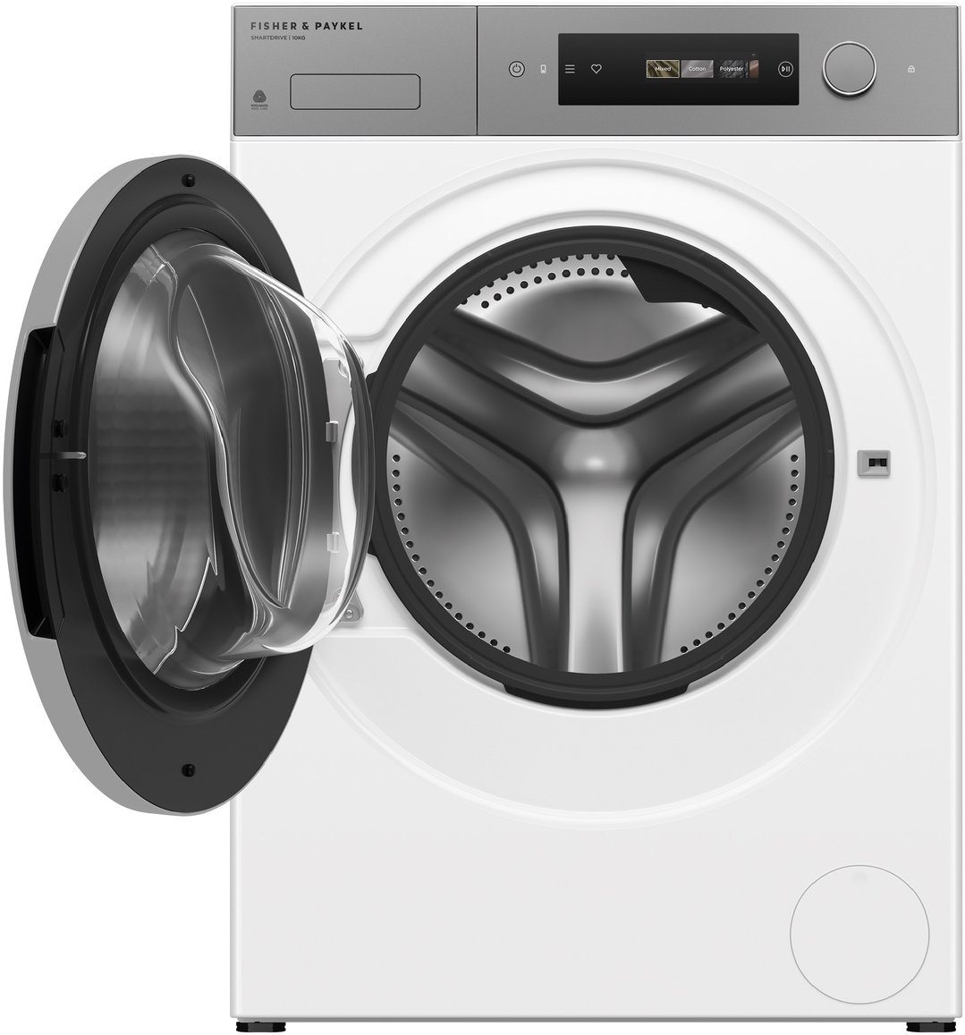 Fisher & Paykel 10kg Series 7 Contemporary Front Loader Washer - White WH1060D5