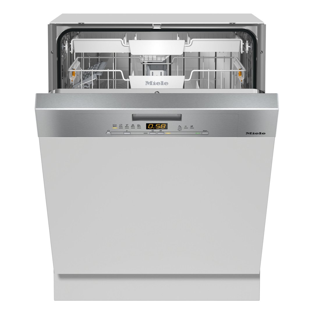 Miele 60cm Semi-Integrated Dishwasher with QuickPowerWash CleanSteel G5000SCICLST