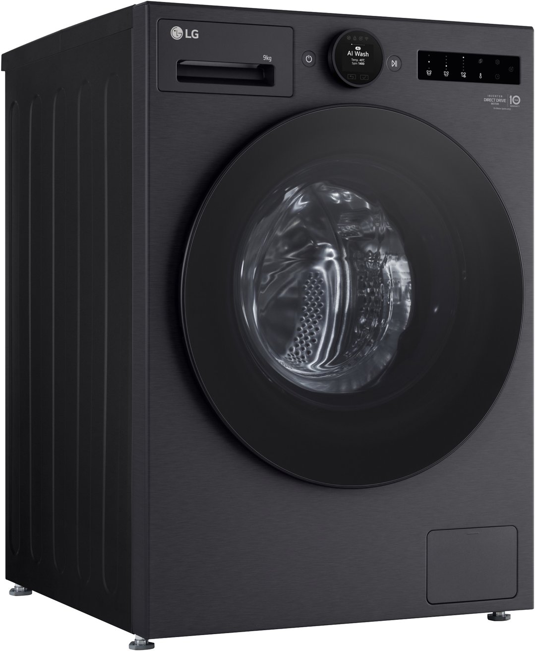 LG 9kg Series 9 Matte Black Front Load Washer WX9-1409MB