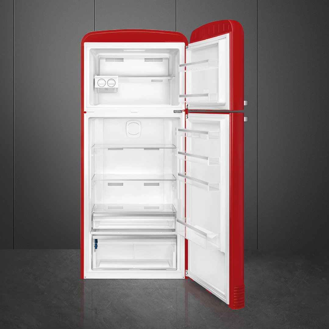 Smeg FAB 50 50’S Style Retro Refrigerator, Right Hand - Red FAB50RRD5AU