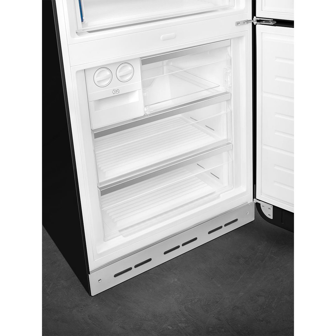 Smeg FAB 38 50’S Style Retro Refrigerator, Right Hand - Black FAB38RBL5AU