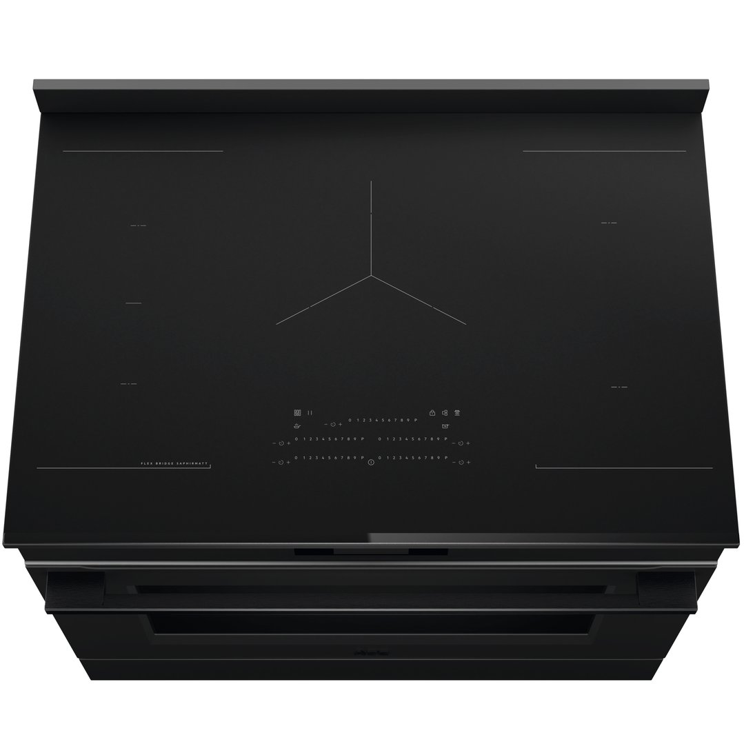 AEG 90cm Freestanding Oven with 5-Zone Induction Cooktop, Matte Black - 8000 Series CIK9689ZPT